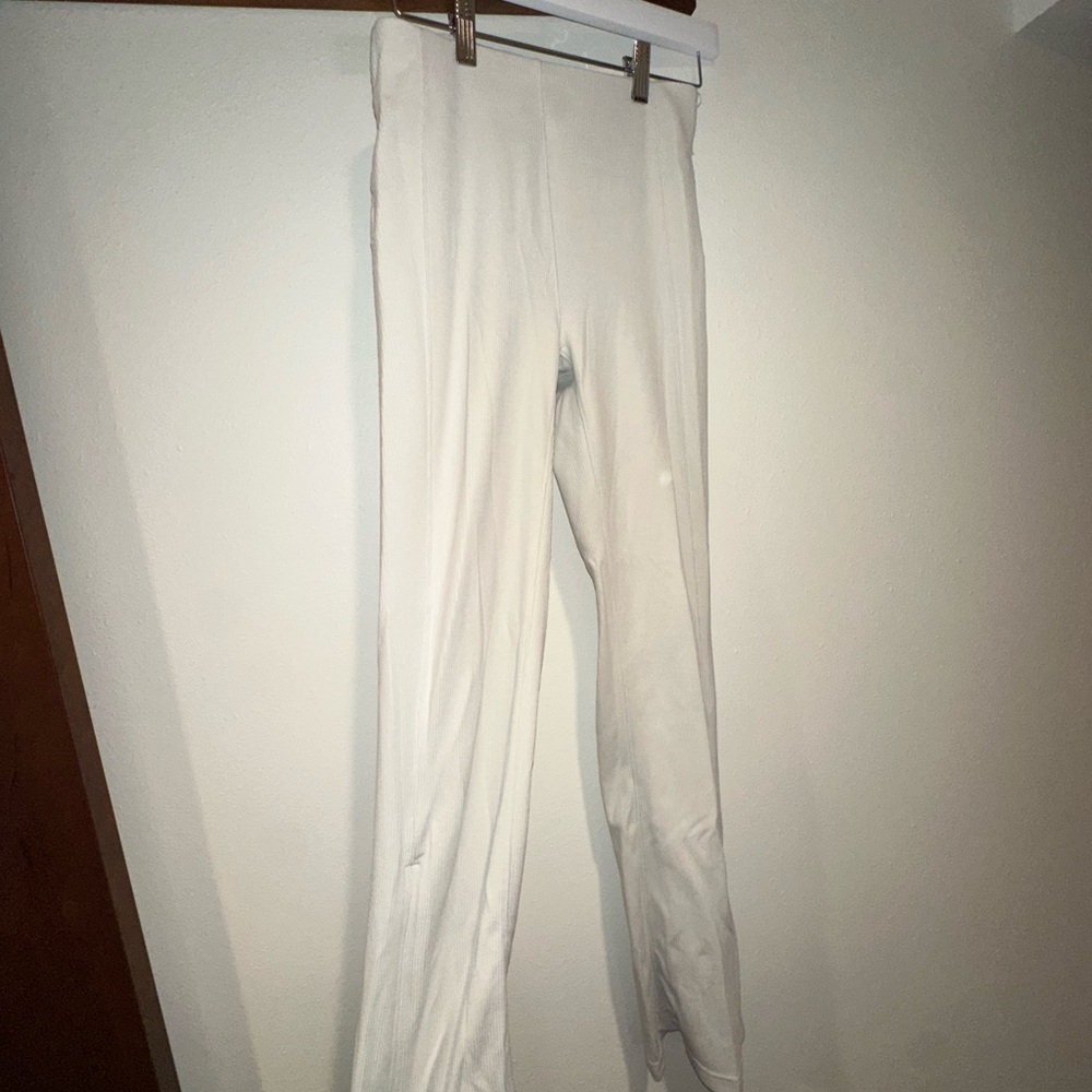 Lululemon Athletica Cream Flare Pants